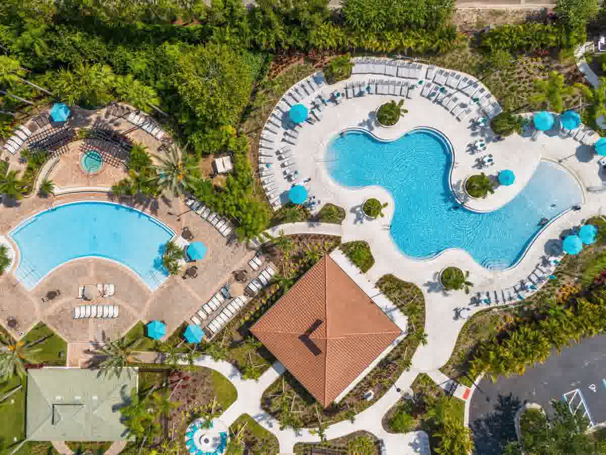 Aerial view of Vista Cay
